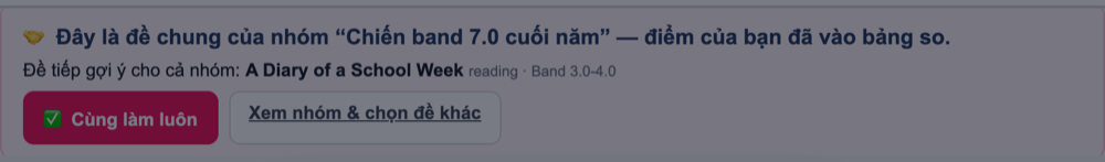 Gợi ý đề tiếp ở màn kết quả