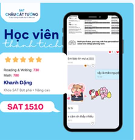 Khánh Đặng — SAT 1510, khoá SAT Bứt phá + Nâng cao 8020