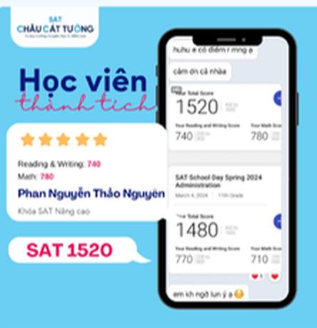 Phan Nguyễn Thảo Nguyên — SAT 1520, khoá SAT Nâng cao 8020